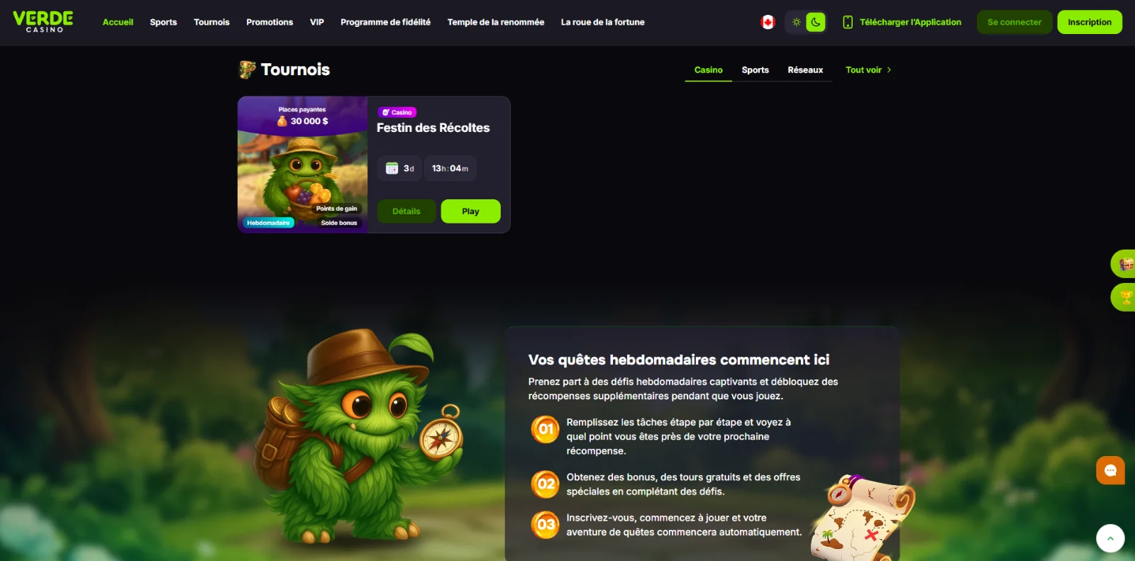VerdeCasino publie le plafond applicable à cette promotion sans versement